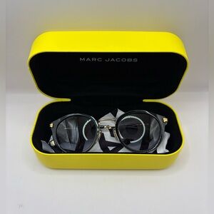 Marc Jacobs Sunglasses Black Frames with Gold Accents